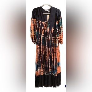 NWT Young Fabulous & Broke Tie-Dye Boho Chic Dress